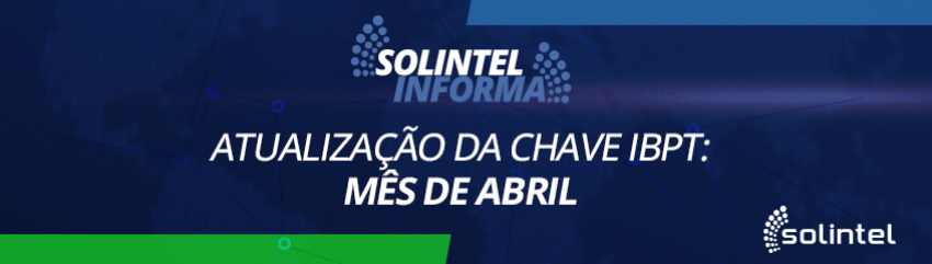Solintel Informa: ATUALIZAO DA CHAVE IBPT: MS DE ABRIL